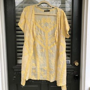 Yellow Bohemian Kimono